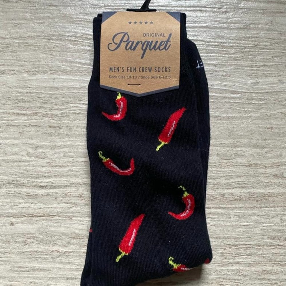 Fun Chili Pepper Men's Sock